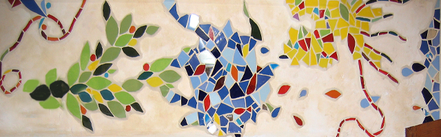 mosaïque abstraite